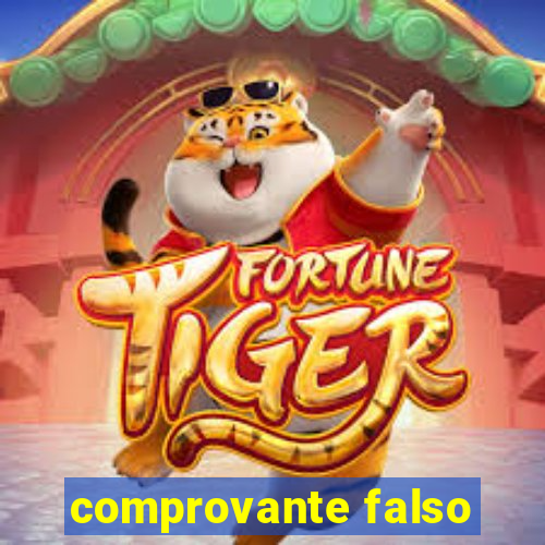 comprovante falso